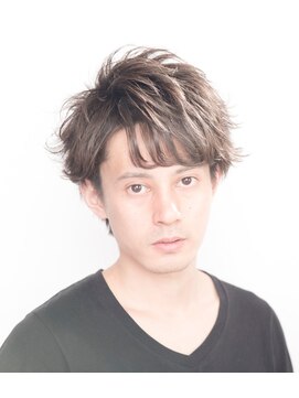 ルルディ バイ アフロディーテ銀座(luludi by APHRODITE) ハイライト/マッシュパーマ/ウルフ/アッシュブラック/銀座