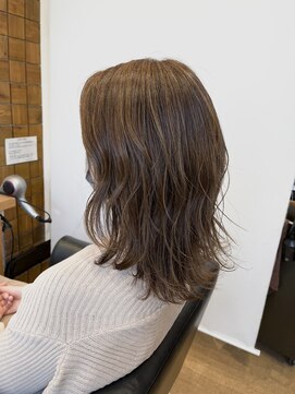 リシェールグリーン 越谷花田店(RICHAIR GREEN) レイヤーカット×ハイライト