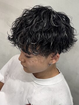 フィフス トウキョウ (fifth TOKYO) ブリーチカラーツイストスパイラルパーマメンズパーマメンズヘア