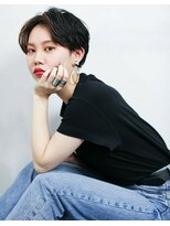 デヴェロペ(Devellope.)&nbsp;【Devellope.】 ハンサムショート　前下がり　センターパート