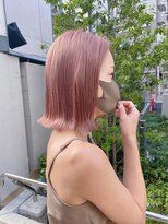 フラム 渋谷(flamme)&nbsp;【flamme  Anna】ピンクベージュ×ボブ