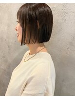 ザ ラボ アングゥ(The Labo ungu) ぱつっとbob/インナーカラー/髪質改善カラー