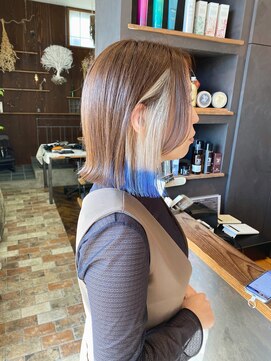 インナーエンドカラーボブ