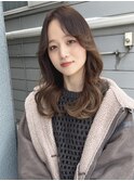 大人かわいい韓国ヘア/長め前髪_上原子