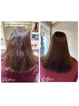 ニコ(nico) ツヤ髪ブラウンカラー