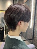 ニュアンスカラーフレンチカジュアルメンズライク