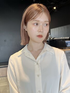 ガーデントウキョウ(GARDEN Tokyo) 【GARDEN武田美奈】おすすめ透け感柔らかベージュボブ