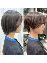 アンド ストーリーズ(&STORIES)&nbsp;ショートボブ髪型30代40代50代前髪あり前髪なし【橋本】