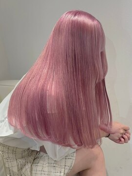 ベレーザ 渋谷(BELEZA) 10449秋色ピンクヘアーラベンダーパープル透明感カラー韓国ヘア