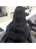 【植村優梨指名】ブルーブラック+レイヤーカット+炭酸spa ￥6380