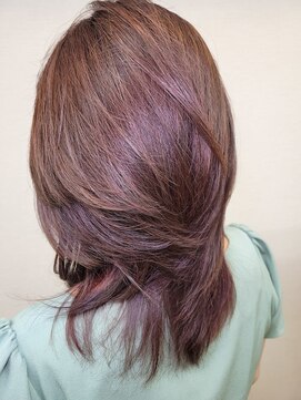 松本平太郎美容室 吉祥寺パートファイブ(PART5) セミロングレイヤー×イノアカラー