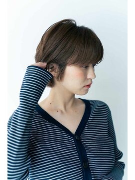 トクテ 高円寺(tokute) くびレイヤーエモージュ前髪ピンクベージュワンカール【高円寺】