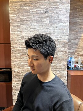 アールドボーテ 理容室(R de Beaute) 【ピンパーマ】銀座スパイキーショート 理容室 メンズ