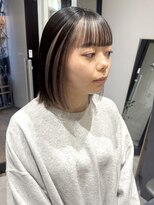 ラミエバイメルト 下北沢(lamie by melt)&nbsp;花田/外ハネボブイメチェンホワイトブロンドワイドバング下北沢