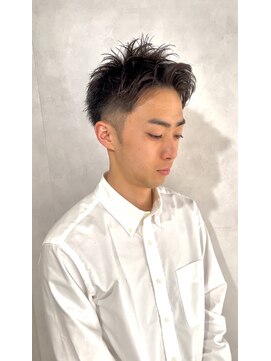 アッシュ 浜田山店(Ash) メンズ　刈り上げスパイキーショート