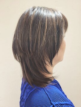 松本平太郎美容室 国立店 ミディアムウルフ×イノアカラー×ハイライト