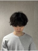 シースルーラフシャドウパーマ