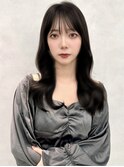 暗髪くびれヘア