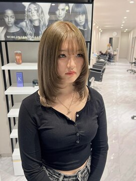 エルフ(elf) 久喜/久喜駅/韓国/ブリーチ/ダブルカラー/前髪カット/学割U24