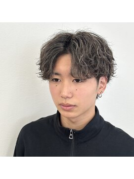 ササ(33) 【ハイライト×波巻きセンターパート】