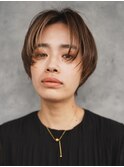 〈a23〉ショート韓国ボブハイライト髪質改善ブリーチ前髪20.30代