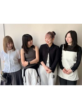 hairとeyeが出来る女性スタイリストがイメージを汲み取り、雰囲気のあるスタイルをご提案◎