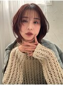 海外ミディアムレイヤーボブ小顔美髪ストレート髪質改善20代30代