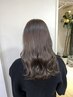 【Wカラー】カット+ブリーチなしWカラー+スチームトリートメント ￥18800