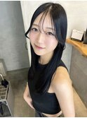 韓国ヘアー/暗髪/髪質改善/ブルーブラック/池袋/池袋美容院