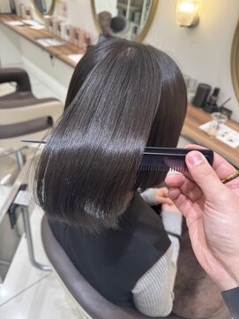 アッシュ 中野坂上店(Ash) 【30・40代おすすめ♪】艶髪×クラシカル韓国風ボブ×大人レディ