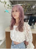 『ラベンダー寄りピンク』