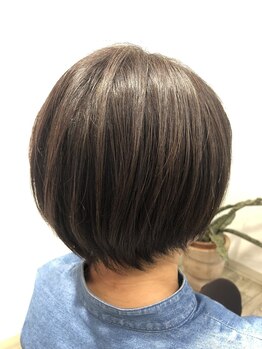 特許取得の髪質改善カラー”リトーノカラー”で艶のあるヘアへ…＊