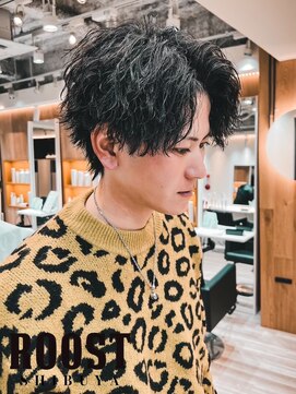 ルースト 渋谷店(ROOST) MEN’S HAIR/波巻ツイストスパイラル/フェザーパーマ/眉毛/渋谷