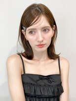 レア 表参道(L'ea)&nbsp;・オリーブグレー/クラゲヘアー/ココアベージュ/小顔カット/黒髪