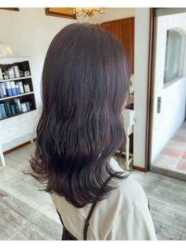 セットアップ 岡山北長瀬店(SET-UP) ラベンダーグレージュイルミナ透明感ハイライト艶髪