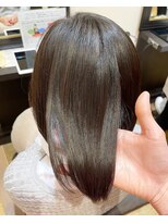 ヘアサロン トラヴィス(hair salon Travis) 【育てる髪質改善】密度感を整えたツヤ美髪ロング