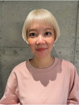 ロンドフルール 大宮東口(Lond fleur) ミニウルフレイヤーカット顔周りカット前髪カット韓国ボブ/大宮