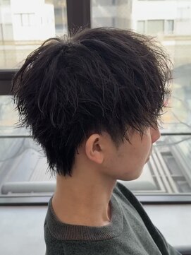 ゴート(GOATO) 無造作マッシュ シャドウパーマ 鹿児島メンズ