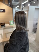 ジーナ 福岡藤崎(Zina)&nbsp;[Zina福岡藤崎]ハイライト/オリーブベージュ/艶髪