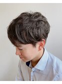 くせ毛活かし　non-gender　ナチュラルカール・マッシュ　