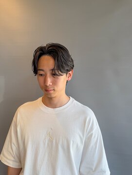 シュンギクヘアステイション(SHUNGIQ=HAIR STATION) 毛流れセンターパート