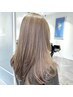 【極上の素髪ケア】カット+カラー+高濃度水素トリートメントで髪のシワ改善