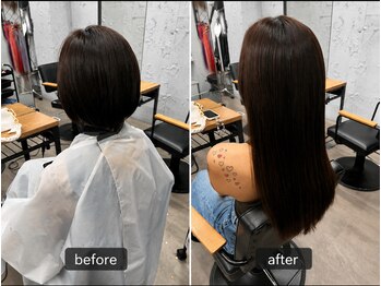 ワン(ONE)の写真/エクステならONE★圧倒的な毛質のウルトラバージンレミーをエリア最安値で！お尻まで75cmシールエクステも