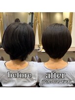 ルフール 千葉店(ref-le)&nbsp;もはや別人級！？骨格すら変わって見える美髪矯正
