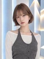 フォト 新宿三丁目(foto)&nbsp;地毛風縮毛矯正韓国風顔まわりレイヤー小顔ボブ切りっぱなしボブ