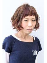 プレイ(Play)&nbsp;ピンク＆ハイライトカラー・スウィートボブ