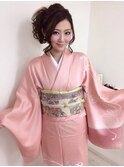 Pinky☆編み込みサイドアップ