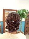 パールピンアレンジ【ヘアアレンジ　立川/立川南口/八王子】