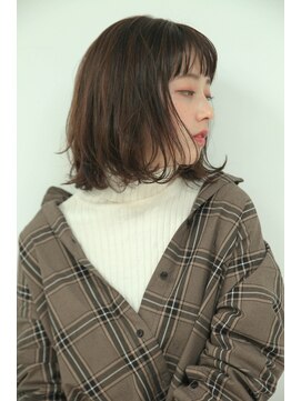 モードケイズ 西宮(MODE K's) ふんわりボブ/大人かわいい/小顔/斜めバング/アシンメトリー