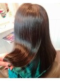 ☆天使の輪(*^^*)縮毛矯正しっとり仕上がり♪キューティクル補修
